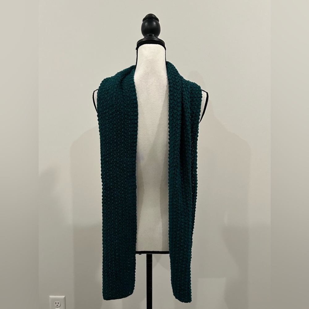 Green & Black Marled Scarf